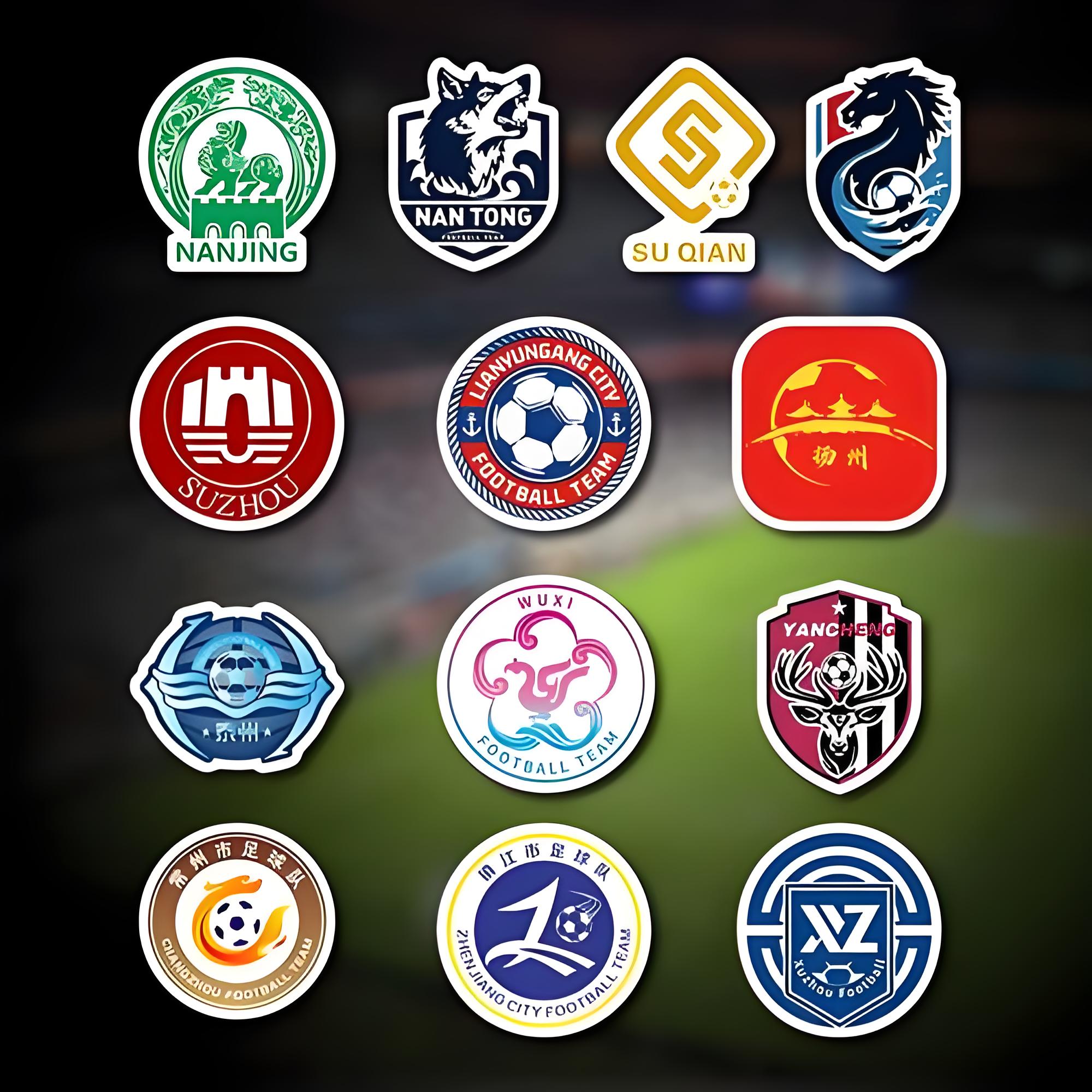 江蘇省市足球聯賽各市球隊隊徽 江蘇省市足球聯賽各市球隊隊徽